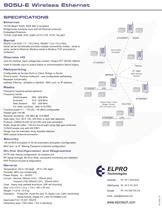 U E Wireless Ethernet Modem Elpro Technologies Pdf Catalogs