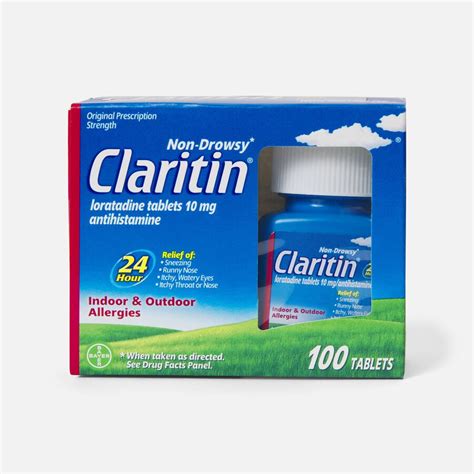 Claritin 24 Hour Allergy Medicine Non Drowsy Prescription Strength