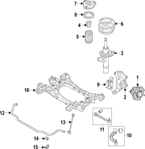 Front Suspension For 2022 Kia Stinger Kia Parts Store