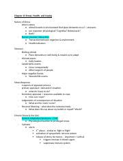 Chapter Docx Chapter Stress Health And Coping Nature Of Stress