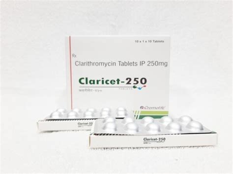 Claricet Tab Clarithromycin Mg Tablets Orion Life Science