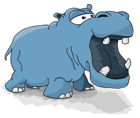 Download Hippopotamus, Hippo, Cartoony. Royalty-Free Stock Illustration ...