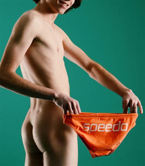 Nude Ass Orange Speedos Cheeky Boners EroFound