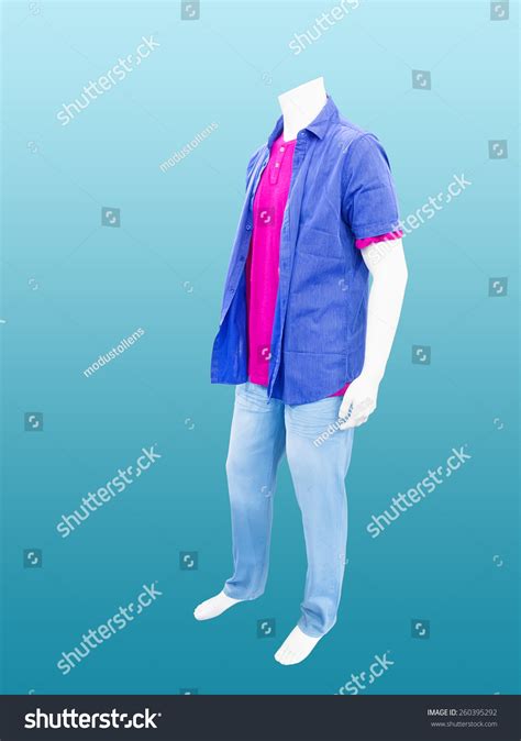 Male Mannequin Dressed Casual Clothes Isolated Stock Photo 260395292