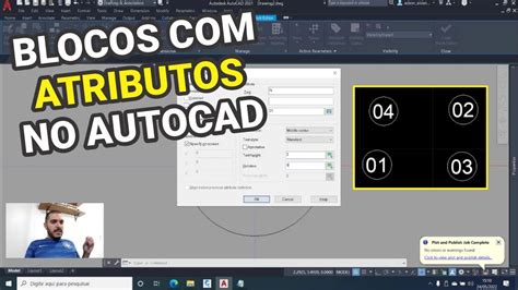 Criar Um Bloco Atributo No Autocad Youtube