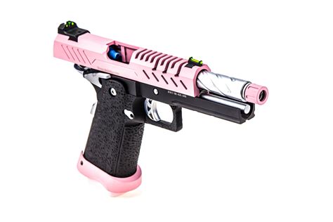 Vorsk Hi Capa Black Pink Airsoft Pistol The Hunting Edge Country