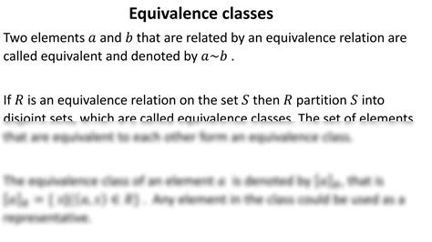 Solution Equivalence Relations Ex Studypool