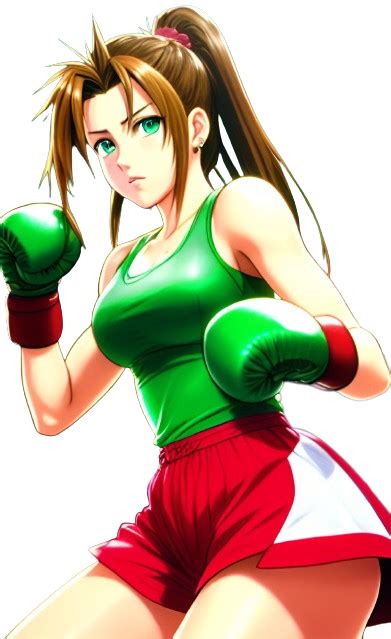 Final Fantasy Vii Aerith Gainsborough Boxing By Murloc1989 On