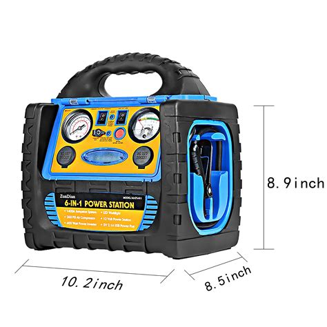 Zundian Portable Power Station Jump Starter With Psi Air