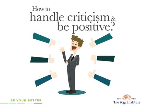 How To Handle Criticism And Be Positive The Yoga Institute