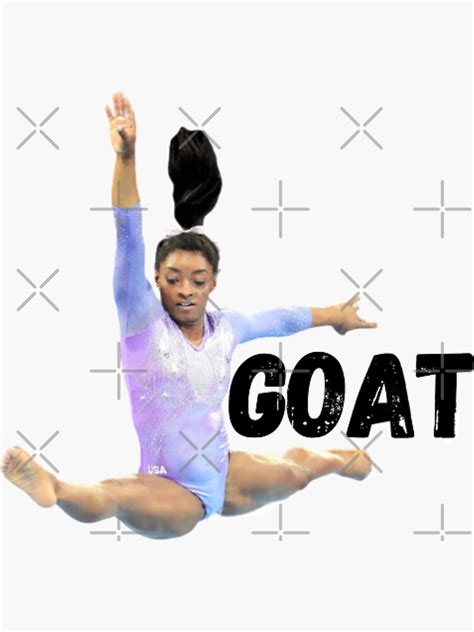 Simone Biles Goat Sticker For Sale By AddyRo Redbubble