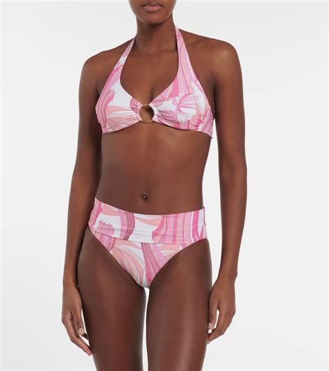 Melissa Odabash Brussels Printed Bikini Bottoms In Pink Modesens