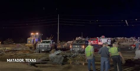 Tornadoes Tear Through Northern Texas Town Killing 3 People And Causing Widespread Damage The