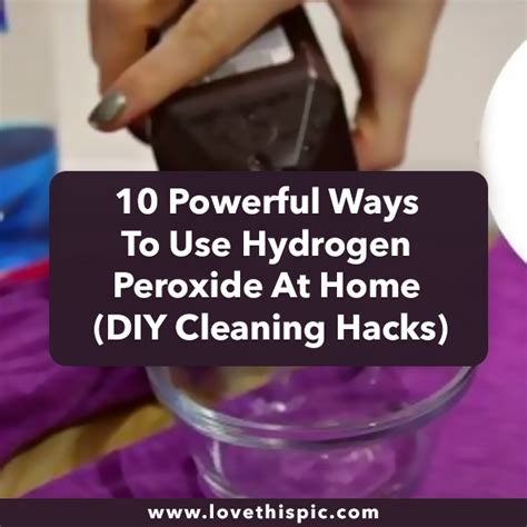 10 Powerful Ways To Use Hydrogen Peroxide At Home Diy Cleaning Hacks