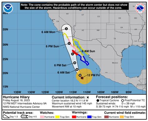 Major Flooding Threat For California As Hurricane Hilary Tracks Across