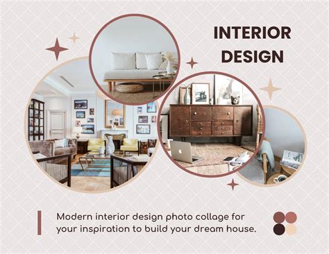 Cream And Brown Simple Interior Design Venngage