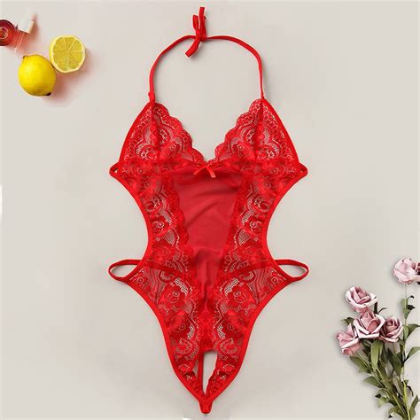 Ydkzymd Sexy Lingerie Set Unique Serving Clothes Lace Red Lingerie Set