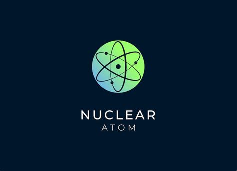 Premium Vector Nuclear Or Atom Logo Design Nuclear Logo