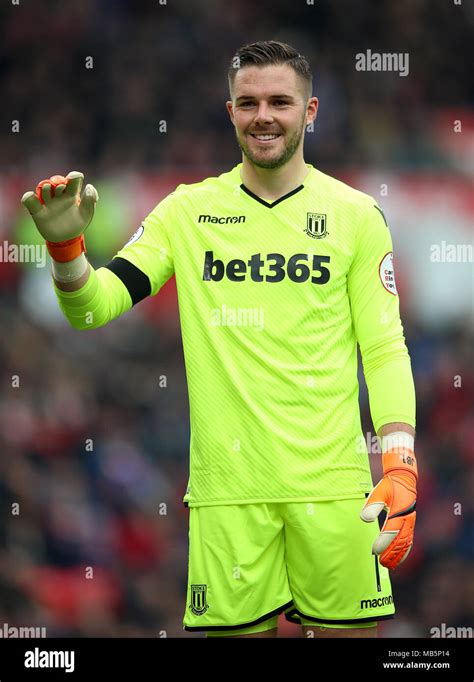 Stoke City goalkeeper Jack Butland Stock Photo - Alamy