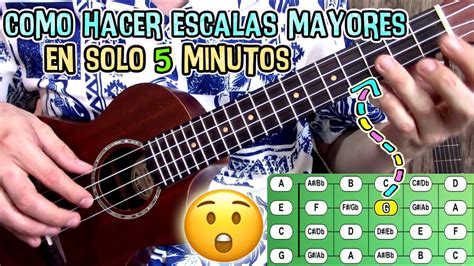 COMO SE HACEN LAS ESCALAS MAYORES EN UKULELE Tutorial En 5 Minutos