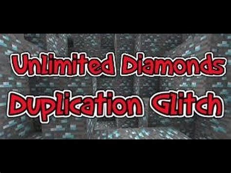 Minecraft Unlimited Diamond Duplication Glitch Tu Working