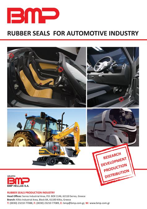 Rubber seals for automotive industry – BMP Hellas S.A.