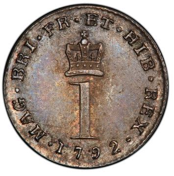 1 Penny George III Thin Numerals Incl Maundy United Kingdom