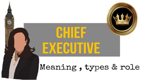 Chief Executive Meaning Types And Role YouTube