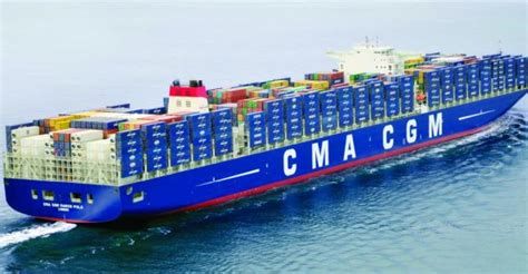 Cma Cgm Box Ship Sets Loaded Containers Record India Shipping News