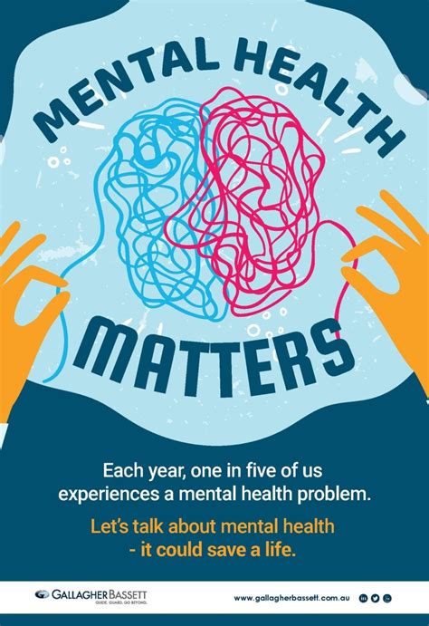 Poster - Mental Health Matters - Gallagher Bassett