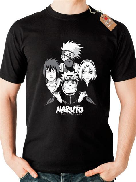 Naruto T Shirt σε Μαύρο χρώμα Skroutzgr