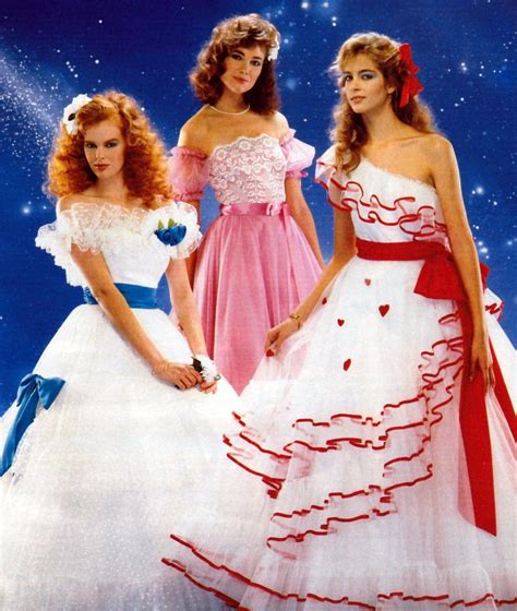 100 Vintage 80s Prom Dresses See The Hottest Retro Styles Teen Girls