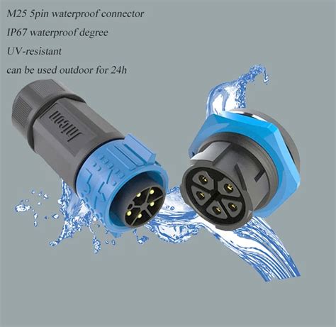 Jnicon M25 2 3 4 5 3 9 2 20 Pin Ip67 Waterproof Power Signal Connector