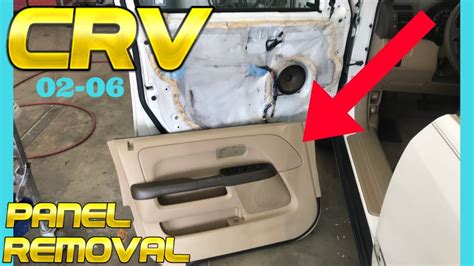 2002 2003 2004 2005 2006 Honda Crv Front Door Panel Trim Removal How To Remove Replace Install