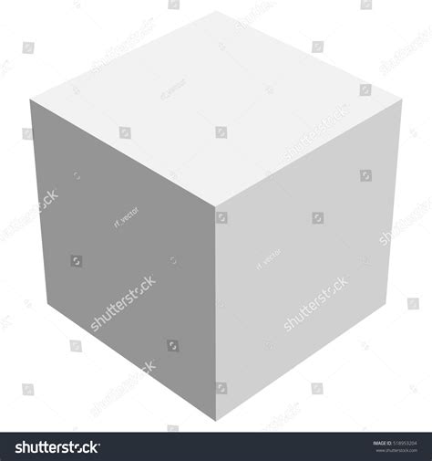 Cube Icon Perspective 3d Model Cube Stock Vector (Royalty Free) 518953204 | Shutterstock