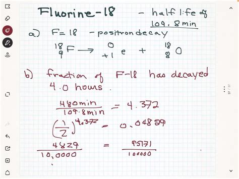 solved fluorine    radioisotope  fluorine   commonly