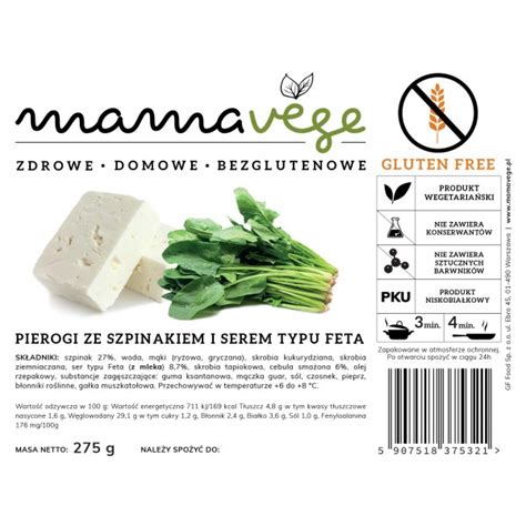 Pierogi Ze Szpinakiem I Serem Feta Mamavega