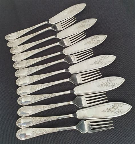 Epns Cutlery Set Fish Set For Silver Plated Catawiki