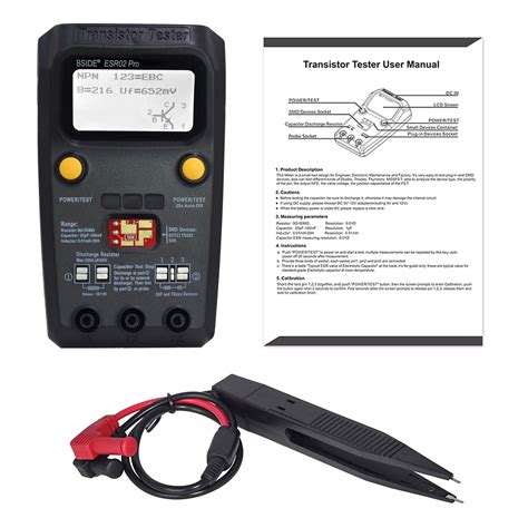 Bside Esr Pro Digital Transistor Tester Smd Components Meter Mega