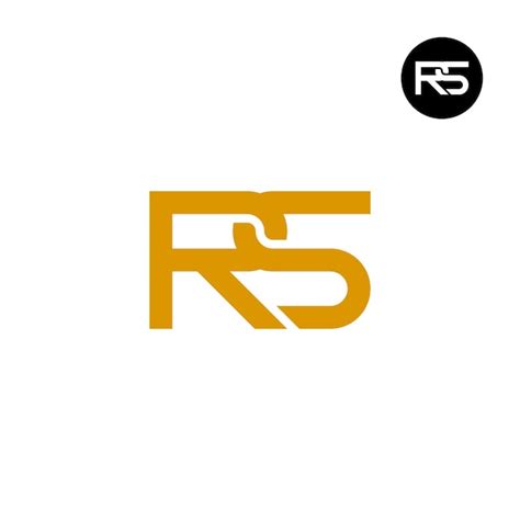Premium Vector | Letter RS Monogram Logo Design