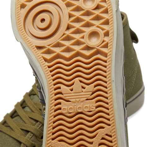 Adidas Nizza Hi Green Black And Tech Beige End Us