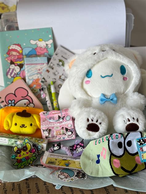 Sanrio Plush Mystery Box Kawaii Japan Mystery Boxes Hello Kitty