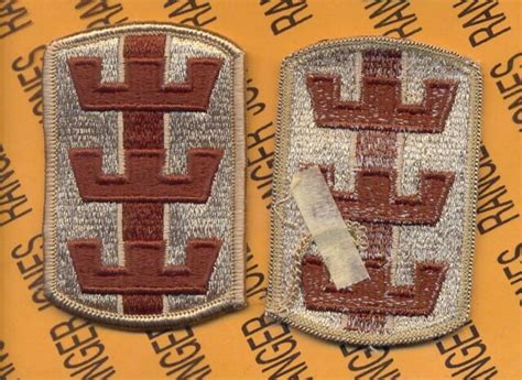 Us Army 130th Engineer Brigade Desert Dcu Uniform Patch Me Ebay