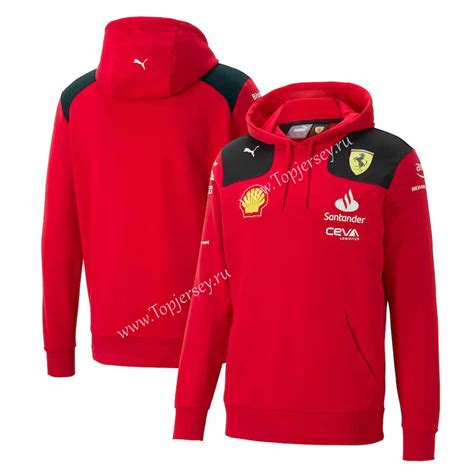 Ferrary Red Formula One Racing Suit Tracksuit Top With Hat Formula