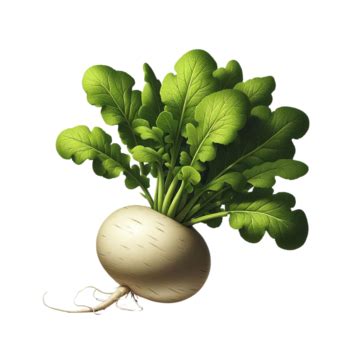 Cute White Radish Radishes 3d Radish Icon Cartoon Radish PNG