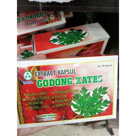 Jual KAPSUL GODONG KATES OBAT REUMATIK PEGEL LINU ASAM URAL DLL