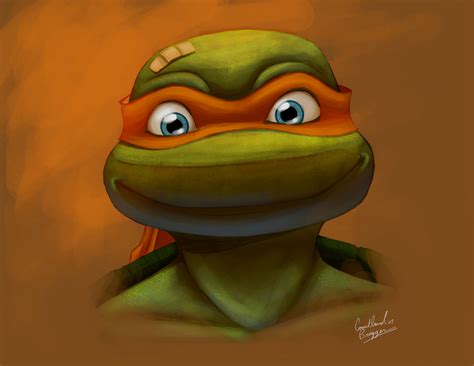 Mikey Portrait by Ninja-Turtles on DeviantArt