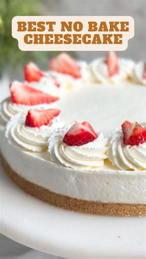 Best No Bake Cheesecake Am Chef