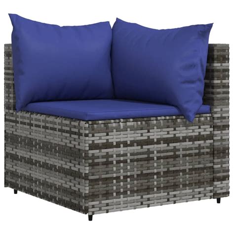 Sofa ogrodowa modułowa rattan PE szary 63x63x57 Inna marka Sklep