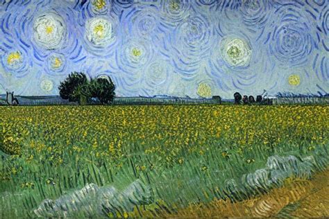 Field Of Dandelions By Vincent Van Gogh Ai Generated Artwork